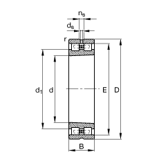 �A���L���S�� NN3096-AS-K-M-SP, ����(j��) DIN 5412-4 ��(bi��o)��(zh��n)����Ҫ�ߴ�, �Ƕ�λ�S��, �p�������F�����F�� 1:12 ���ɷ��x, �����ּܣ��pС�ď����(n��i)����϶�����ƹ���