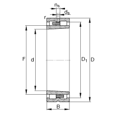 �A���L���S�� NNU4940-S-K-M-SP, ����(j��) DIN 5412-4 ��(bi��o)��(zh��n)����Ҫ�ߴ�, �Ƕ�λ�S��, �p�������F�ף��F�� 1:12 ���ɷ��x, �����ּ����pС�ď����(n��i)����϶�����ƹ���