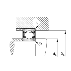 ������S�� 634-2RSR, ����(j��) DIN 625-1 ��(bi��o)��(zh��n)����Ҫ�ߴ�, �ɂ�(c��)���ܷ�