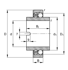 ���{(di��o)�����S�� 11210-TVH, ����(j��) DIN 630 ��(bi��o)��(zh��n)����Ҫ�ߴ�����(n��i)Ȧ���L(zh��ng)