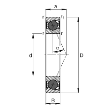 ���S�S�� HCB7202-E-2RSD-T-P4S, �{(di��o)��(ji��)���Ɍ����Ԫ���b�����|�� �� = 25�㣬�մ��򣬃ɂ�(c��)���ܷ����ǽ��|�����ƹ���