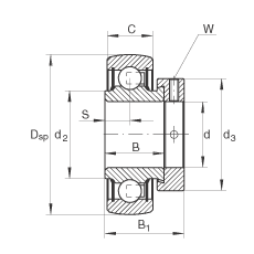 ���������S�� RAE12-NPP-B, ������Ȧ��ƫ���iȦ��λ�� �ɂ�(c��) P ���ܷ�
