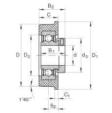 ���������S�� CRB25/72, �����z�������ƫ���iȦ��λ�� �ɂ�(c��) P ���ܷ�