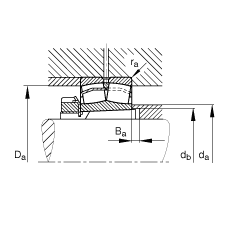 �{(di��o)�ĝL���S�� 22220-E1-K + H320, ����(j��) DIN 635-2 ��(bi��o)��(zh��n)����Ҫ�ߴ�, ���F�׺;o����
