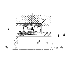 �{�ĝL���S�� 23972-K-MB + H3972, ����(j��) DIN 635-2 �˜ʵ���Ҫ�ߴ�, ���F�׺;o����