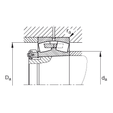 �{(di��o)�ĝL���S�� 23096-K-MB, ����(j��) DIN 635-2 ��(bi��o)��(zh��n)����Ҫ�ߴ�, �F�����F�� 1:12